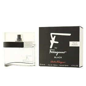 Ferragamo F by Ferragamo Black Apă de toaletă pentru bărbați 50 ml