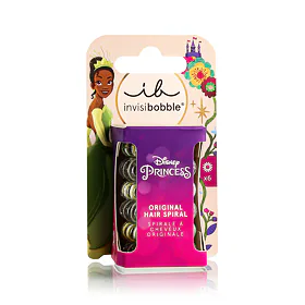 Invisibobble Disney Princess Tiana Elastice de păr pentru copii Set