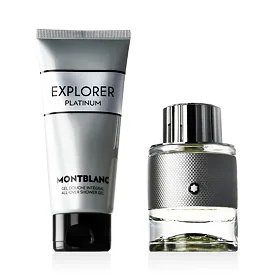 Montblanc Explorer Platinum Set cadou Apă de parfum 60 ml + gel de duș 100 ml