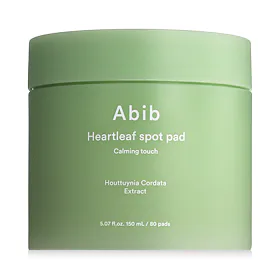 Abib Heartleaf Spot Pad Loțiuni și ape termale 80 buc