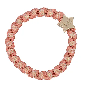 By Eloise London Woven Gold Star Elastice de păr pentru femei