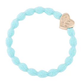 By Eloise London Gold Heart Elastice de păr pentru femei