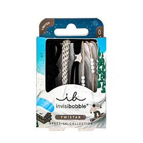Invisibobble Apres-Ski Twistar Elastice de păr pentru femei Nuanţă Fondue Lover Set
