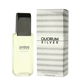 Antonio Puig Quorum Silver Apă de toaletă pentru bărbați 100 ml