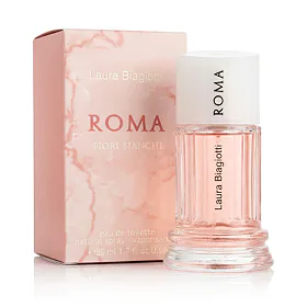 Laura Biagiotti Roma Fiori Bianchi Apă de toaletă pentru femei 50 ml