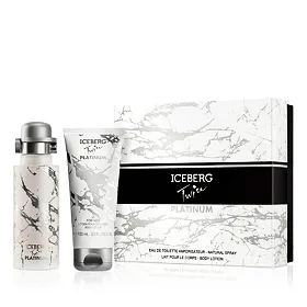 Iceberg Twice Platinum Set cadou Apă de toaletă 125 ml + loțiune de corp 100 ml