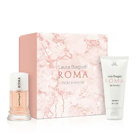 Laura Biagiotti Roma Fiori Bianchi Set cadou Apă de toaletă 25 ml + loțiune de corp 50 ml