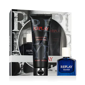 Replay Essential For Him Set cadou Apa de toaleta 30 ml + Gel de dus 100 ml