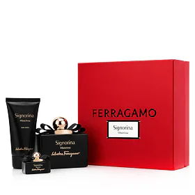 Ferragamo Signorina Misteriosa Set cadou Apă de parfum 100 ml + apă de parfum 5 ml + loțiune de corp
